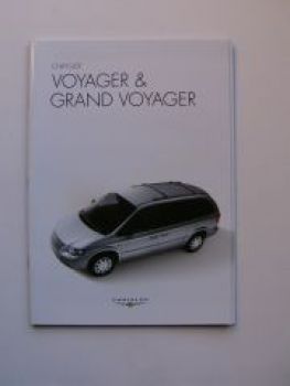 Chrysler Voyager & Grand Voyager Prospekt 8/2005+Preise