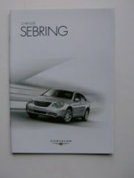 Chrysler Sebring Prospekt 1/2007 +Preisliste NEU