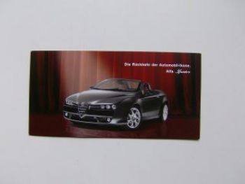 Alfa Romeo Neue Spider Flyer +Spider 1600 von 1966