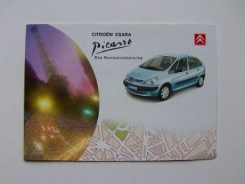 Citroen Xsara Picasso Navigationssystem Prospektflyer 5/2000