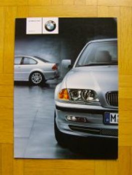 BMW 3er Reihe Neuheiten 330i Motor E46 Prospekt 2000 NEU