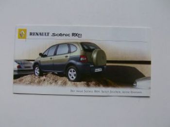 Renault Scenic RX4 6/2000 Infoflyer NEU