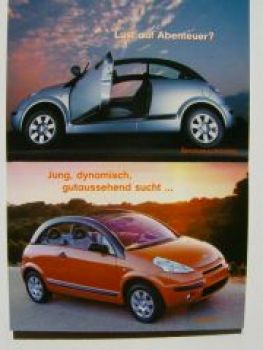 Citroen C3 Pluriel Postkarten NEU