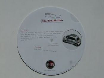 Fiat 500 You are.We car. 8/2007 Drehscheibe Info NEU
