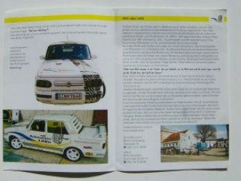 Trabant Tuning +Wartburg Reifenservice A.Müller Infoflyer