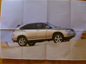 Lexus Boulevard Neue RX300 Prospekt/Poster NEU