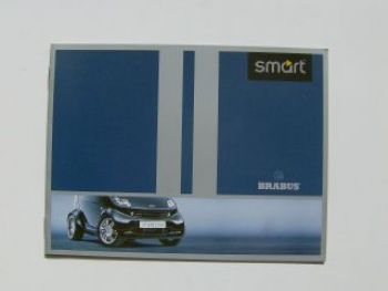 Smart Brabus Prospekt 3/2002 NEU Rarität