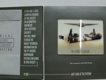 Chrysler PT Cruiser USA Prospekt 1999 +Hologramm NEU