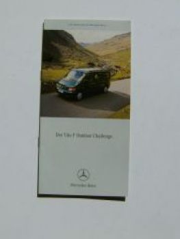 Mercedes Benz Vito F Outdoor Challenge Infoprospekt NEU