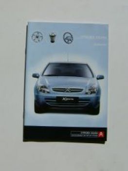 Citroen Xsara Zubehör Prospekt 11/2000 NEU