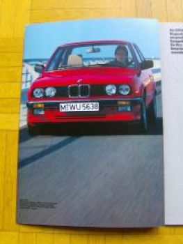 BMW 316-325i +325e Kat +318i Kat 1985 E30 Prospekt September 198