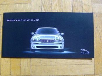 Jaguar X-Type Estate Infoflyer NEU