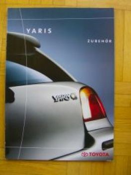 Toyota Yaris Zubehör Prospekt 4/2001 NEU