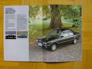 BMW Prospekt Baur Topcoupe 3er Reihe E30 11/1982-8/1985