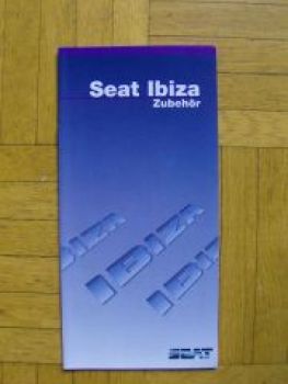 Seat Ibiza Zubehör Prospekt 9/1998