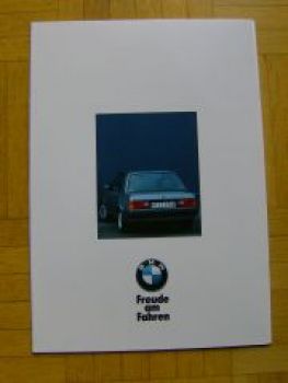 BMW 3er Reihe E30 Prospekt 324d 324td 1988