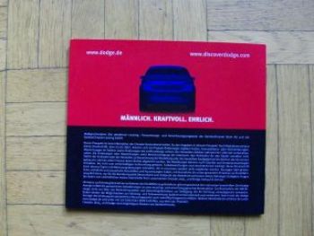 Dodge Avenger Infoflyer 3/2007 NEU