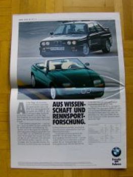 BMW Freude am Fahren Programm M3 E30 Z1 E32 E34 E24 1988