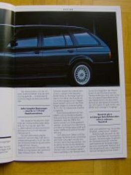 BMW 3er Reihe E30 Touring 320i-325i/ix-324td Prospekt 1988