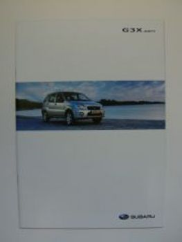Subaru G3X Justy Prospekt 9/2005 +Preisliste NEU