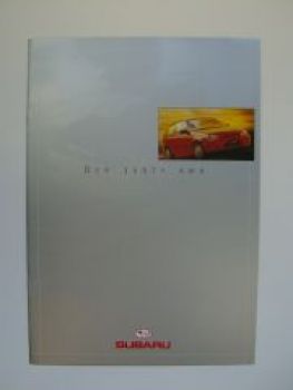 Subaru Justy AWD Prospekt 10/1998 NEU