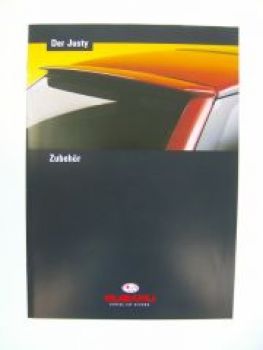 Subaru Justy Zubehör Prospekt 6/1998