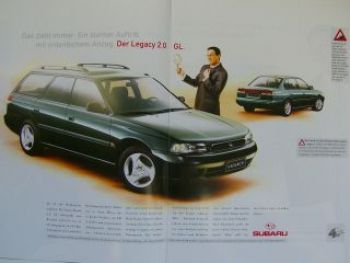 Subaru Infoprospekt A4 alle Modelle