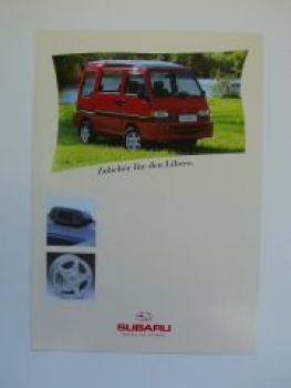 Subaru Libero Zubehör Prospekt 5/1995 NEU