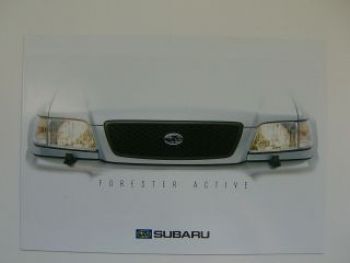 Subaru Forester Active Prospekt 5/2001
