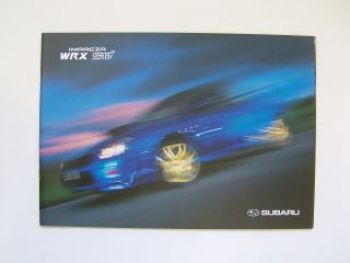 Subaru Impreza WRX STi Prospekt 12/2002 NEU