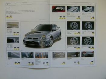 Subaru Impreza AWD Zubehör Prospekt 12/2000 NEU