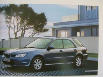 Subaru Impreza Prospekt 9/2006 +Preisliste 2007 NEU