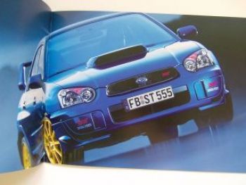 Subaru Impreza WRX STi Prospekt 10/2004 NEU