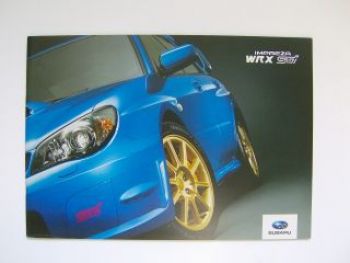 Subaru Impreza WRX STi Prospekt +Preisliste 9/2005 NEU