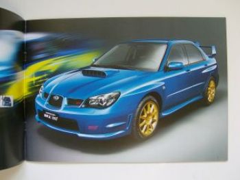 Subaru Impreza WRX STi Prospekt +Preisliste 9/2005 NEU
