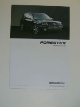 Subaru Forester Rinspeed Prospekt Rarität NEU 4/2003 NEU