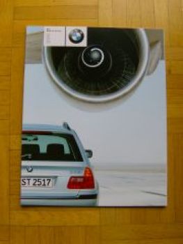 BMW 3er Touring E46 Prospekt 318i-330d März 2001