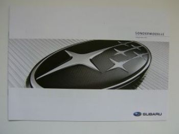 Subaru Sondermodelle Prospekt 3/2007 NEU