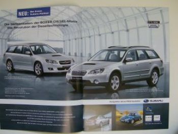 Subaru Boxer Diesel 2.0d Infoprospekt NEU