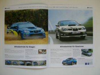 Subaru Mehr Bodenhaftung Allrad Prospekt alle Modelle