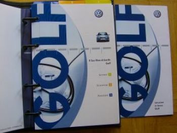 VW Golf Betriebsanleitung Mappe 5/2001 Italienisch