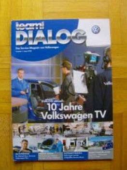 VW Service-Magazin Dialog 10jahre Volkswagen TV 8/2006