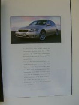 Lexus IS200 Das Zubehör Prospekt 5/1999 NEU