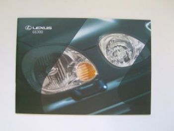 Lexus GS300 UK Englisch Prospekt 2/1999 NEU