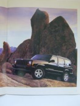 Jeep Cherokee Rechtslenker UK Prospekt 1999 NEU+Pricelist