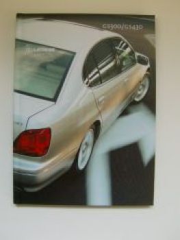 Lexus GS300 GS430 Prospekt Buch 10/2002 NEU
