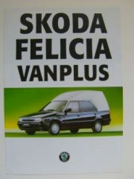 Skoda Felicia Vanplus Prospekt 3/1999 NEU