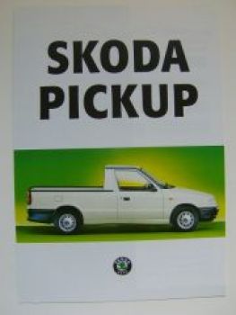 Skoda Pick Up Prospekt 3/1999 NEU