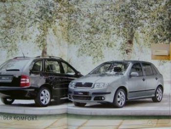 Skoda Fabia Prospekt 8/2004 +Preisliste NEU