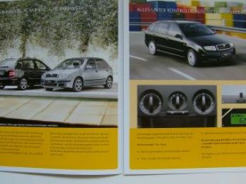 Skoda Fabia Ausstattungspakete Prospekt 2/2005 NEU